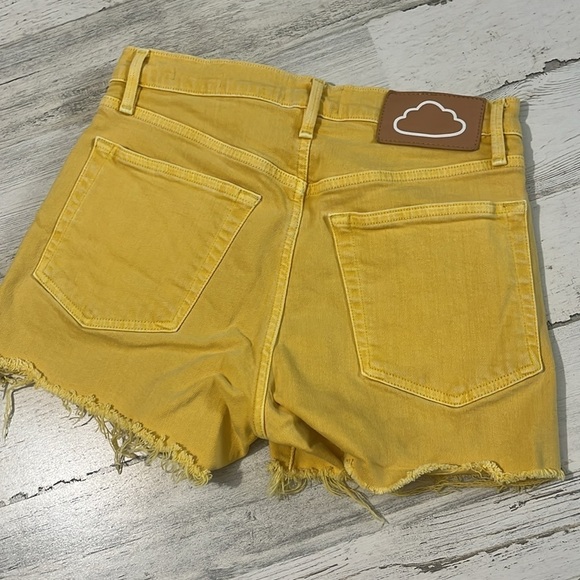 Frame Yellow Le Brigette Shorts Size 26 - Picture 2 of 9